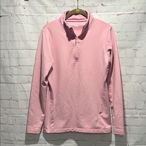 Nike Drifit Pink Pullover Athletic Pullover Sweatshirt Woman’s Size‎ Large